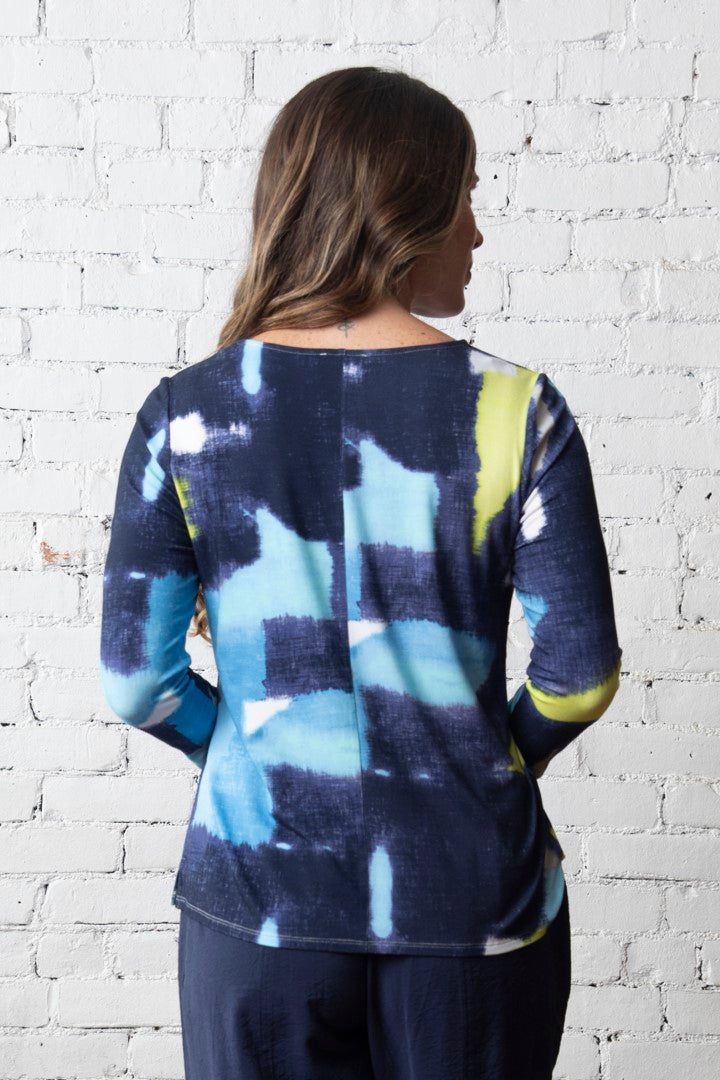 OLIVIA ARTHOUSE KNITS IKAT EASY TEE