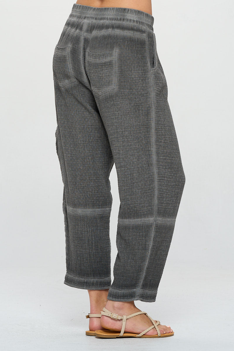 Focus Double Gauze Cargo Panel Pant