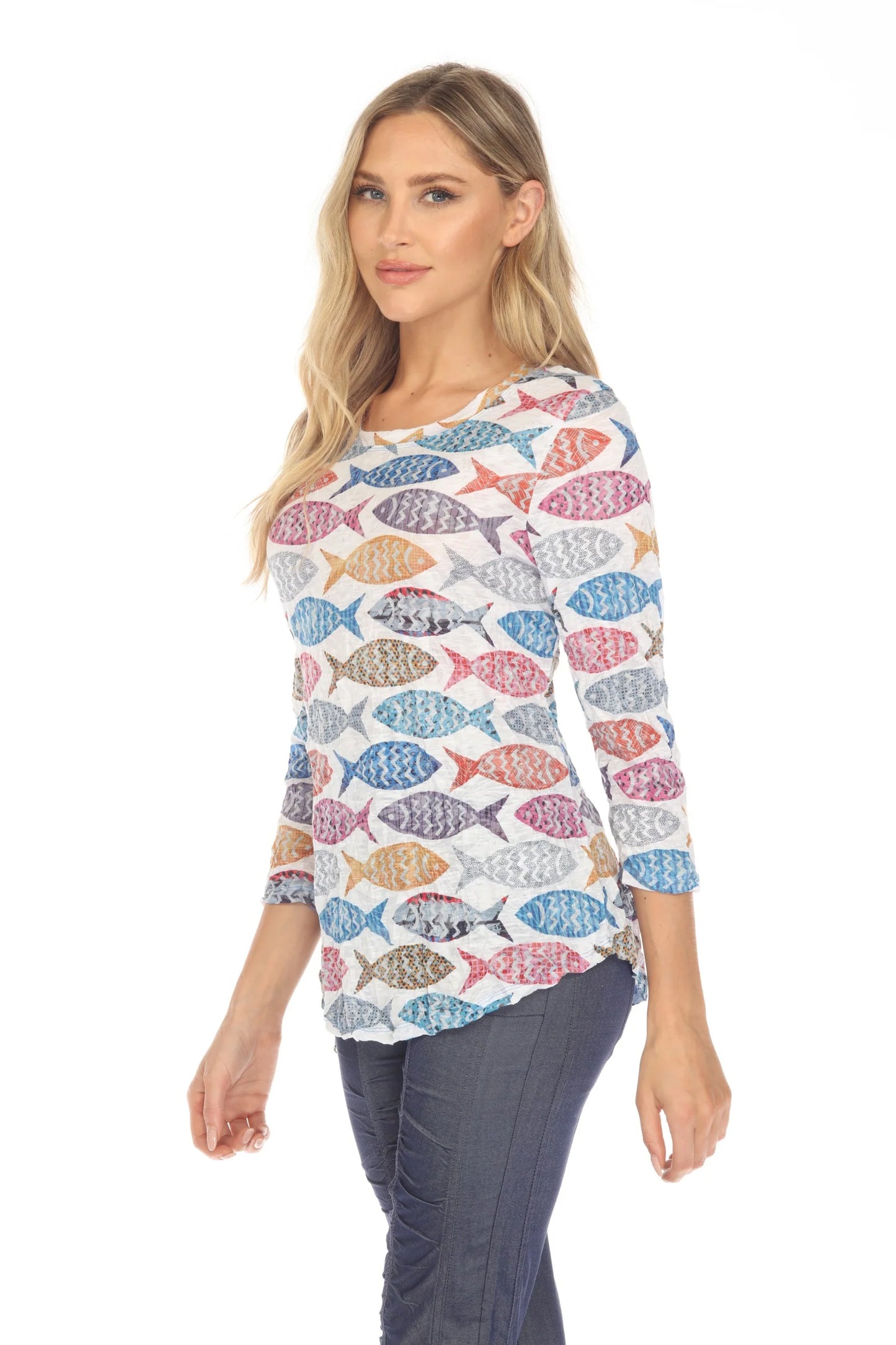 ROUND-NECK TOP