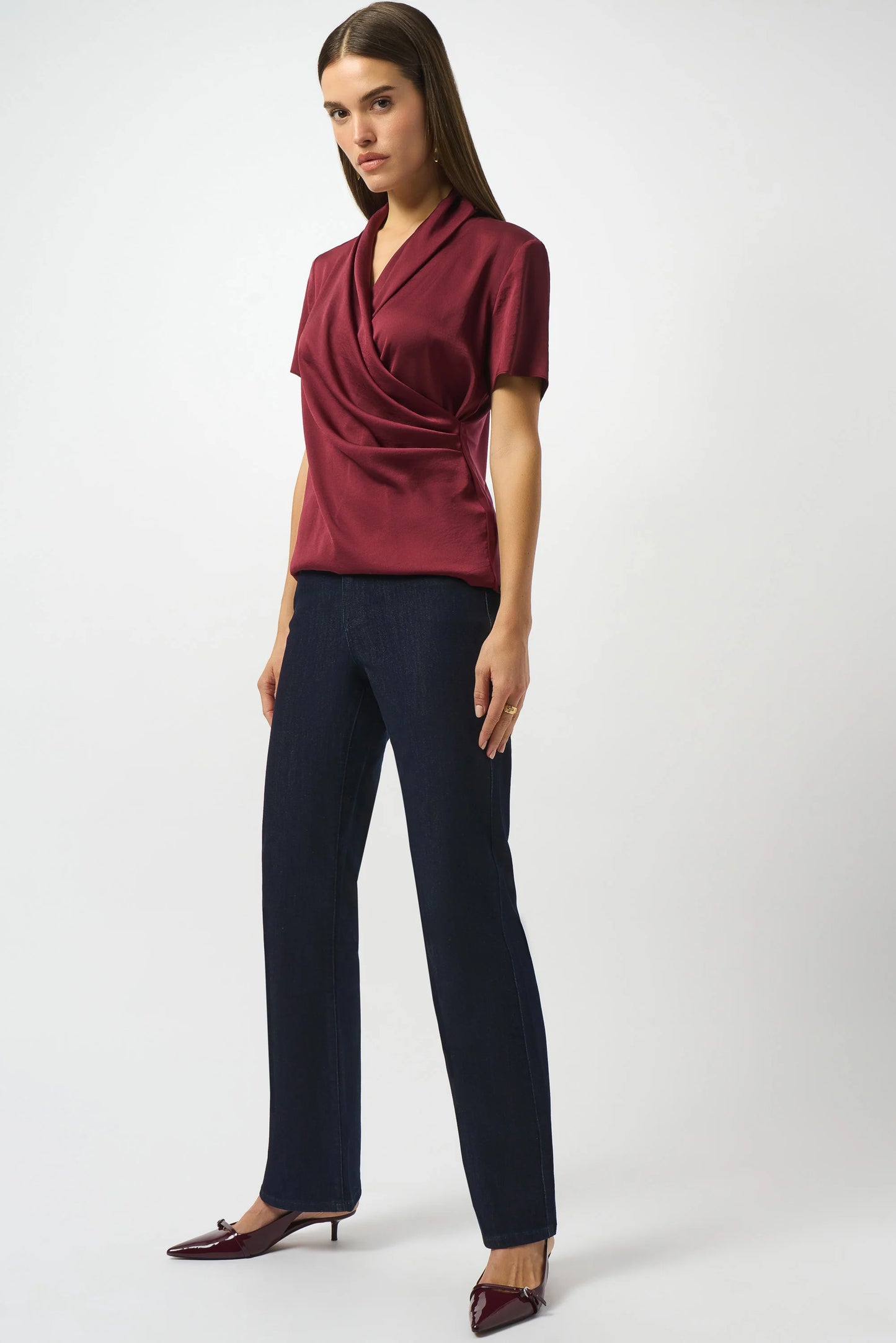 JOSEPH RIBKOFF BROOKE CLASSIC BOOT CUT STRETCH JEAN