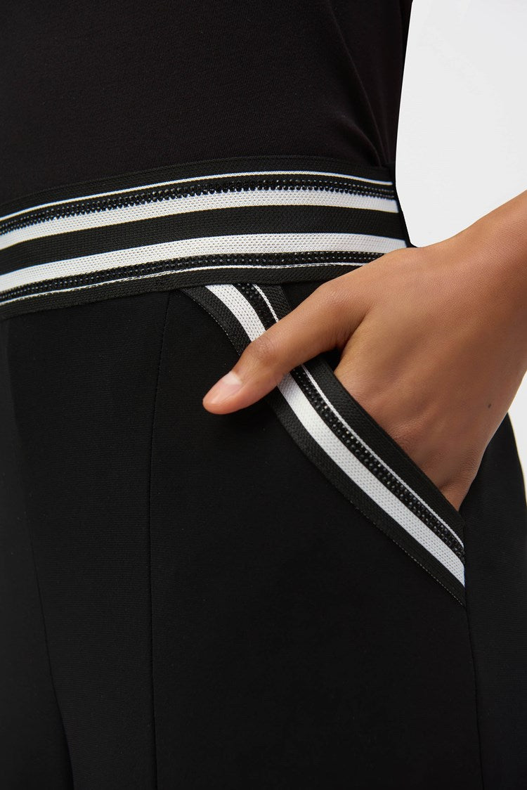 JOSEPH RIBKOFF SILKY KNIT CULOTTE PULL-ON PANTS