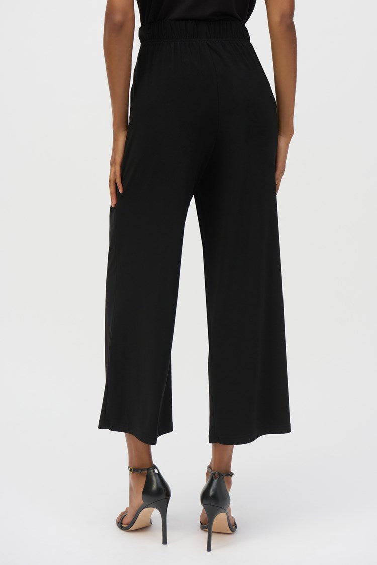 JOSEPH RIBKOFF SILKY KNIT CULOTTE PULL-ON PANTS