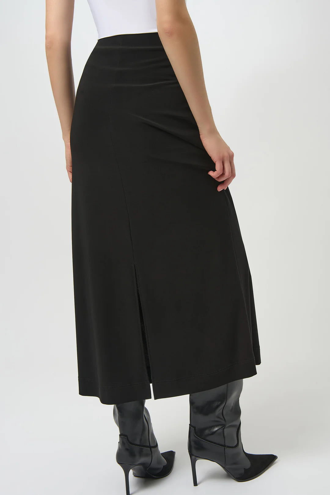 JOSEPH RIBOFF SILKY KNIT PULL UP MAXI SKIRT