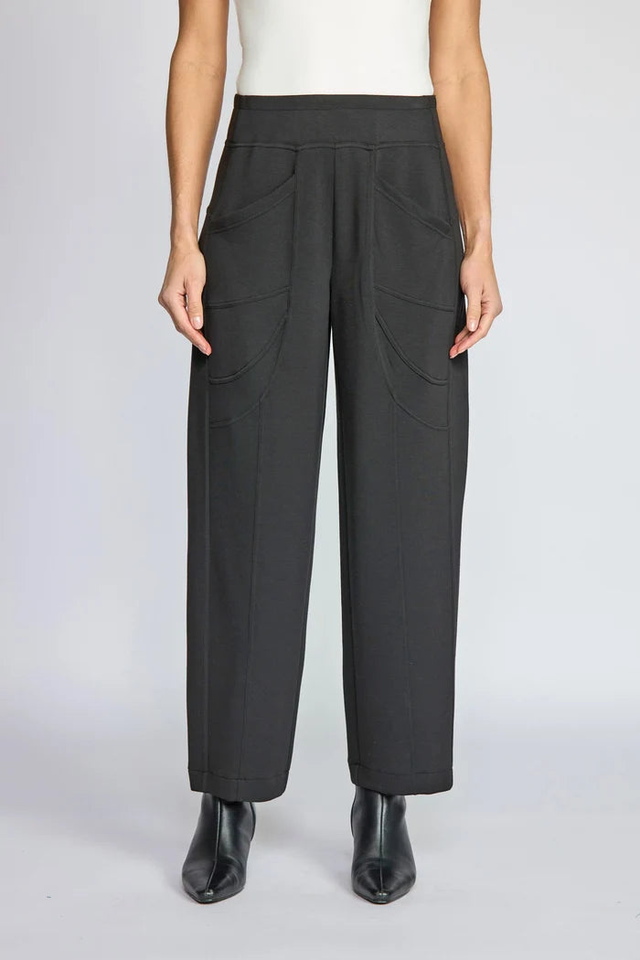 Oliva Featherlux Knit Solid Border Stitch Pant