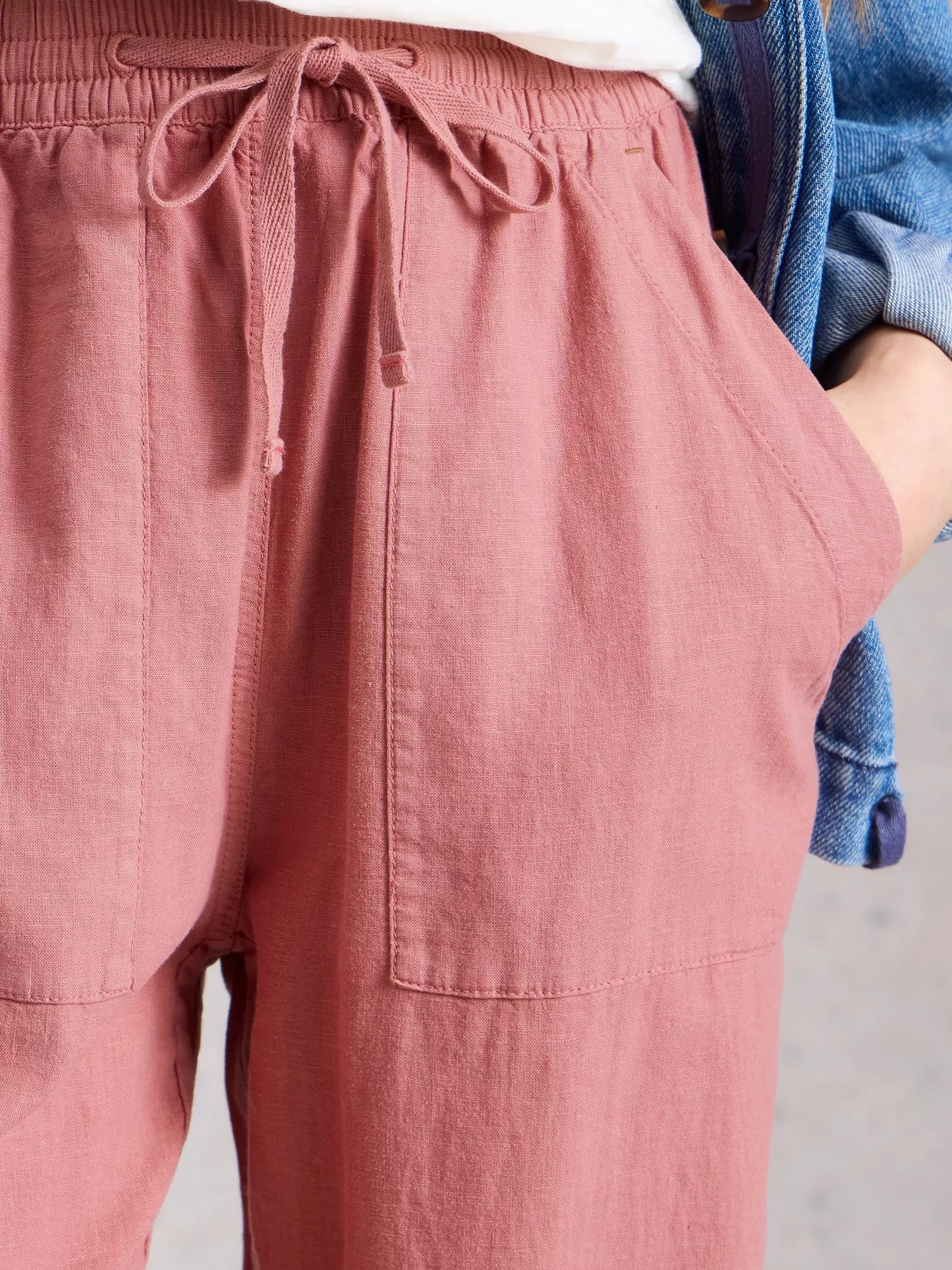 White Stuff Elle Linen Blend Trouser