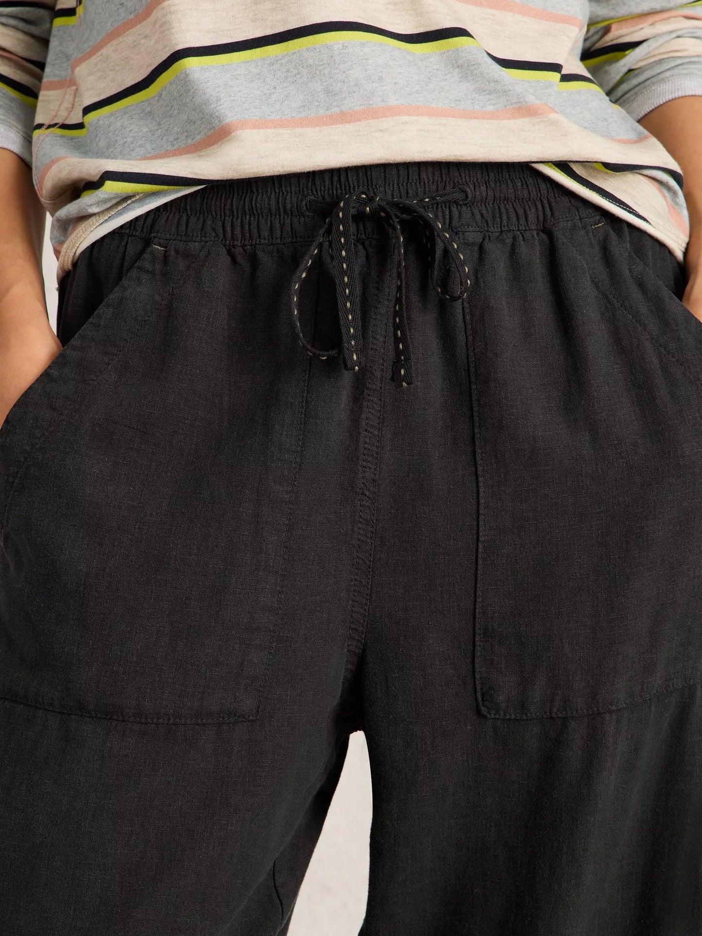 White Stuff Elle Linen Blend Trouser