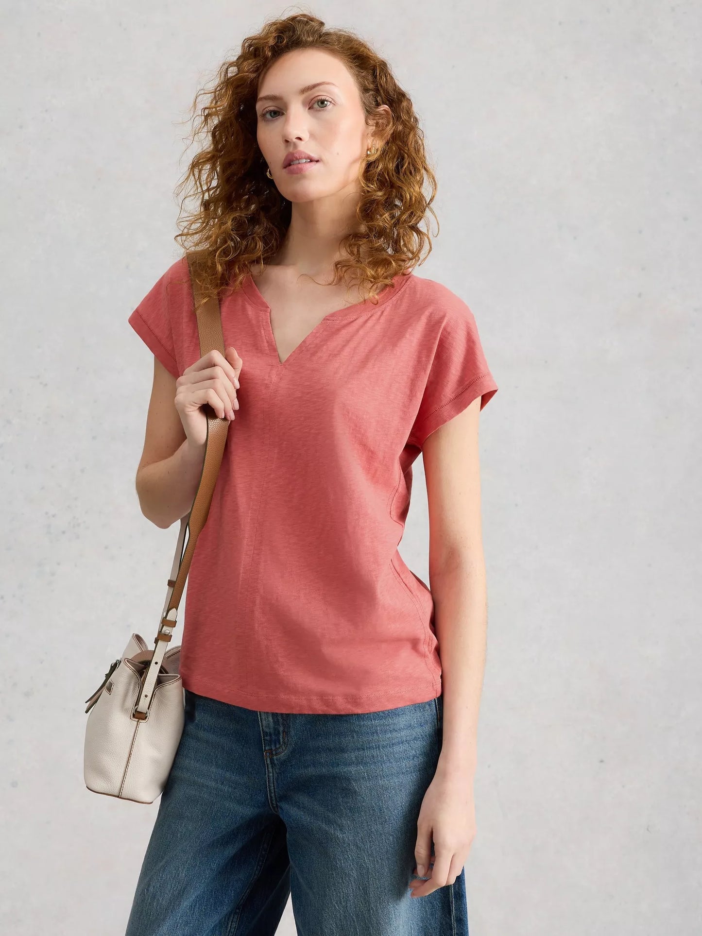 White Stuff Nelly Notch Neck Tee