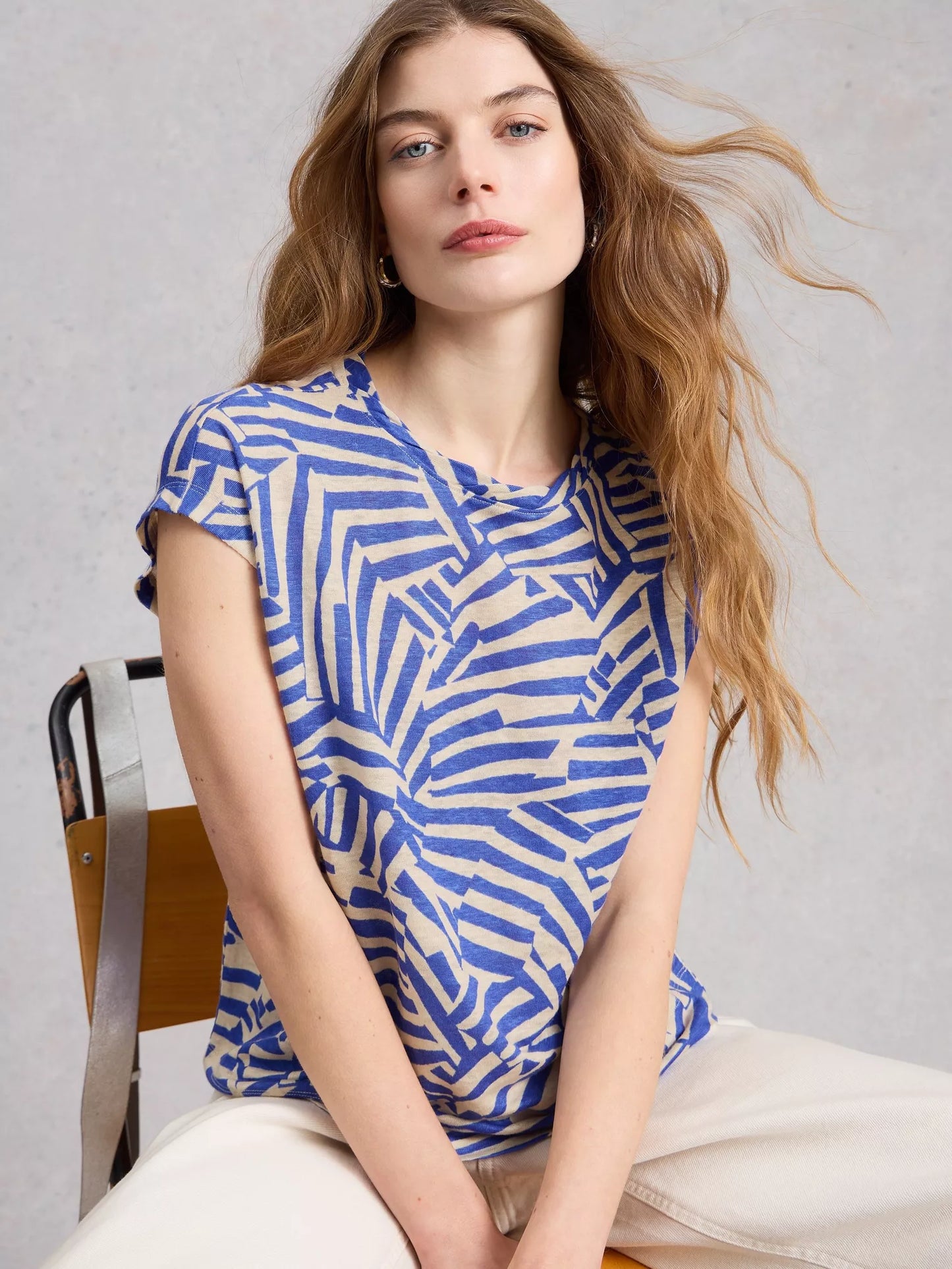 White Stuff Rowan Linen Tee