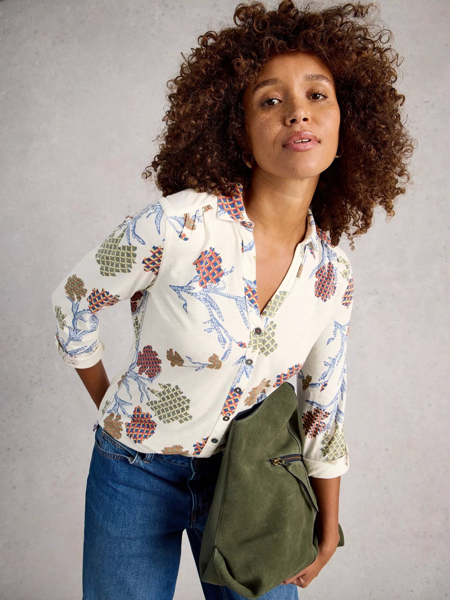 White Stuff Annie Jersey Shirt