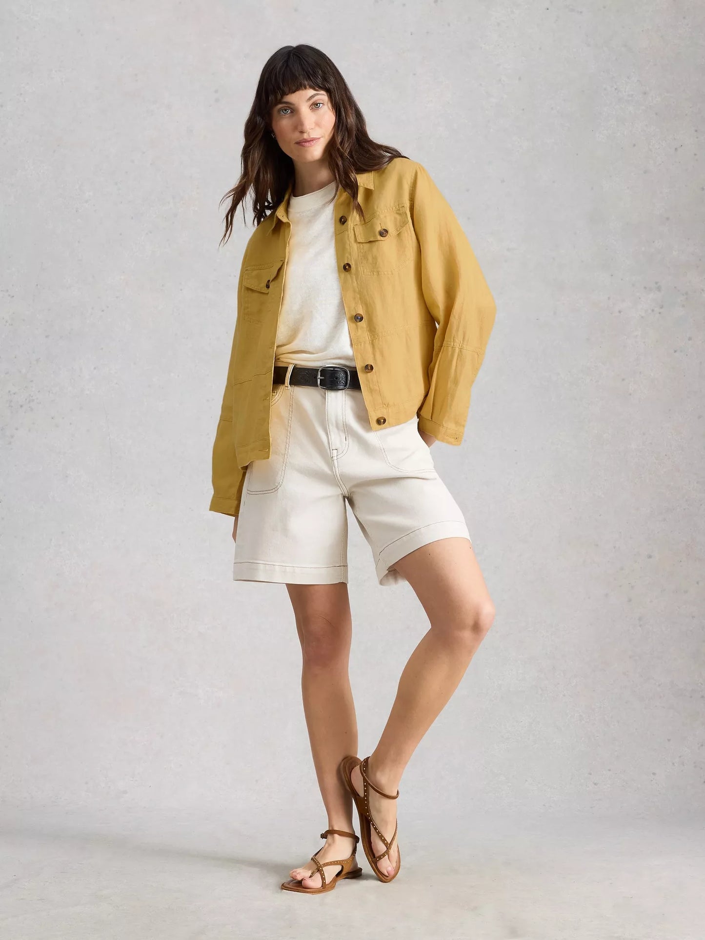 White Stuff Camille Linen Jacket