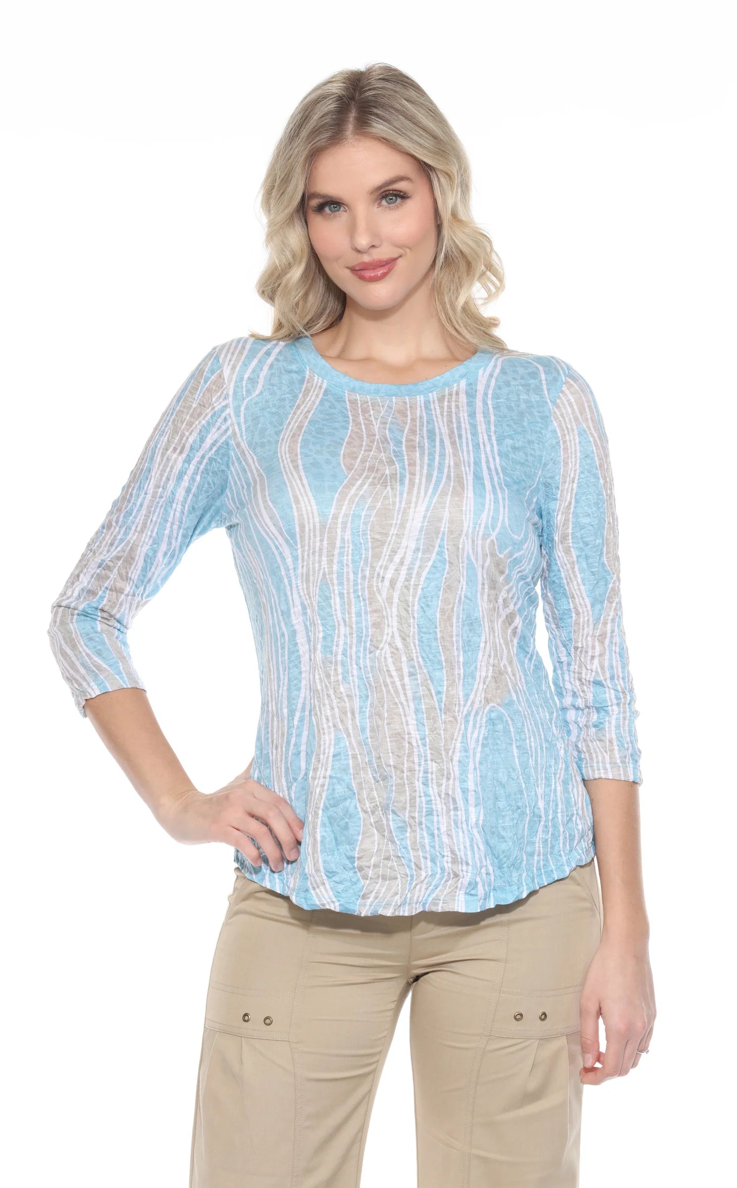 ROUND-NECK TOP