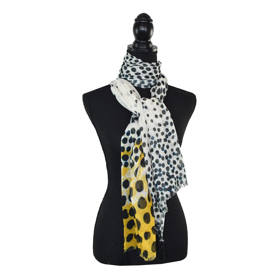 Dupatta Albatross Narrow Dot Scarf