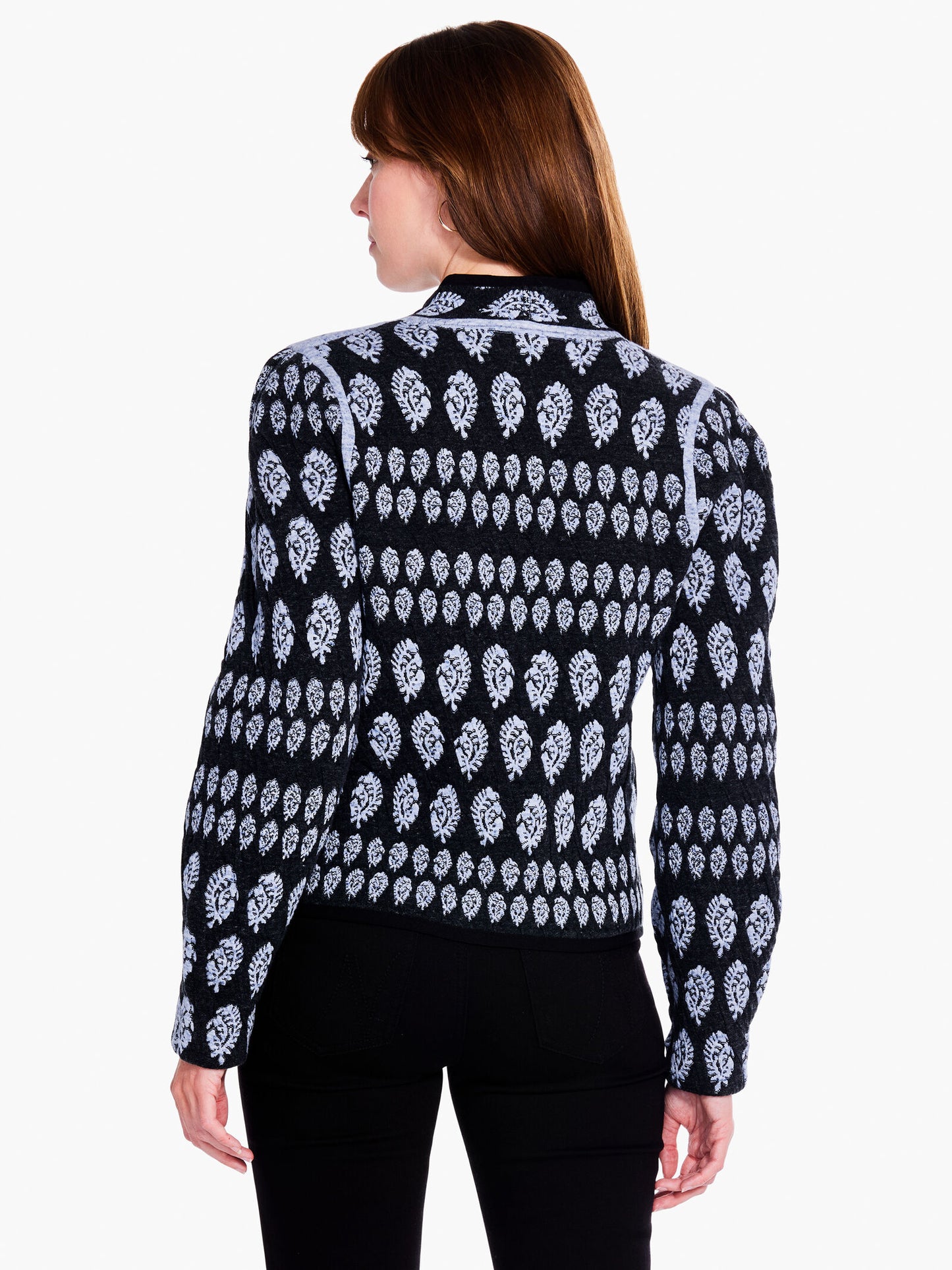NIC+ZOE QUILTED ECLIPSE KNIT JACKET