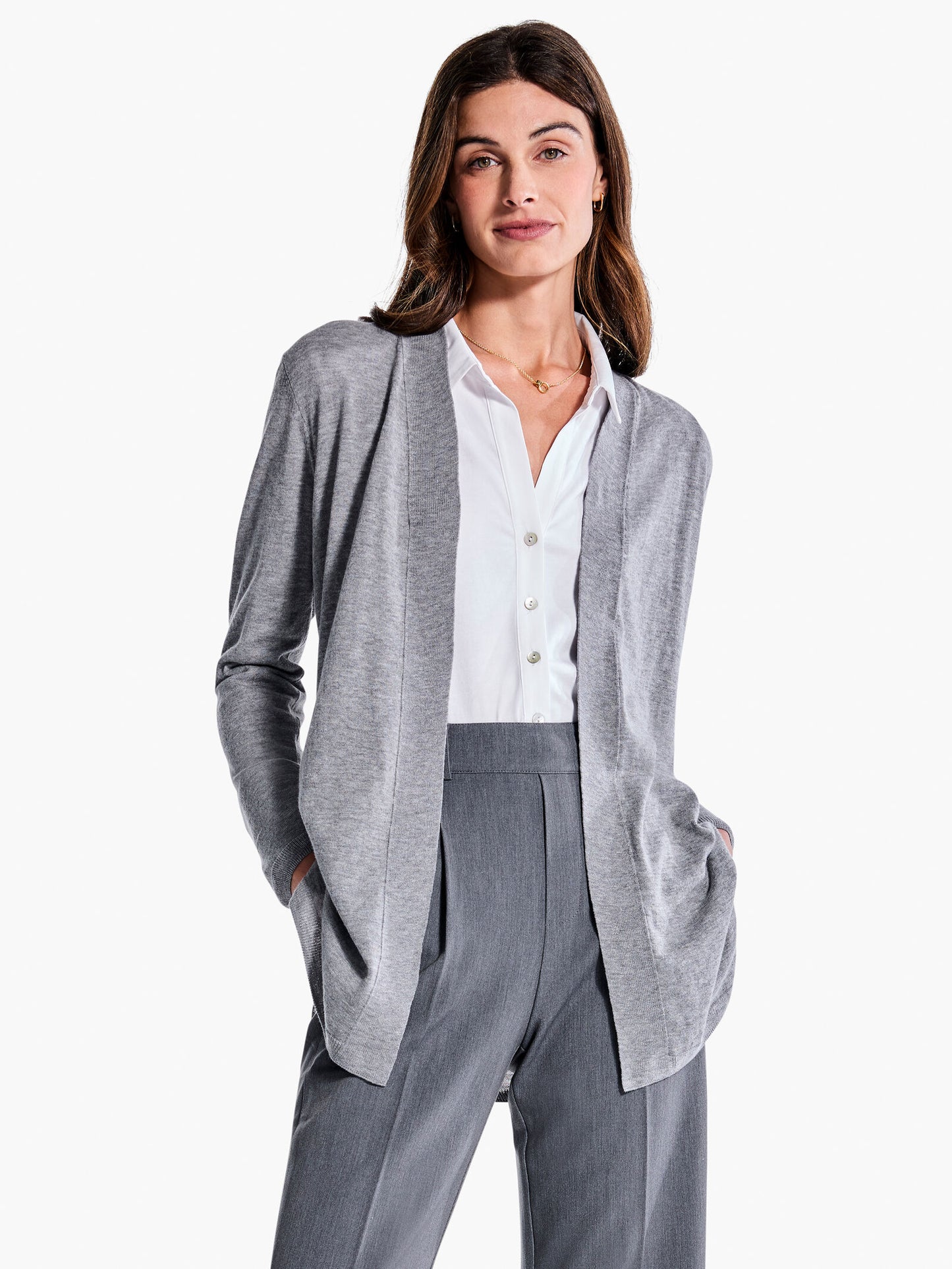 NIC+ZOE ALL YEAR BACK OF CHAIR CARDIGAN