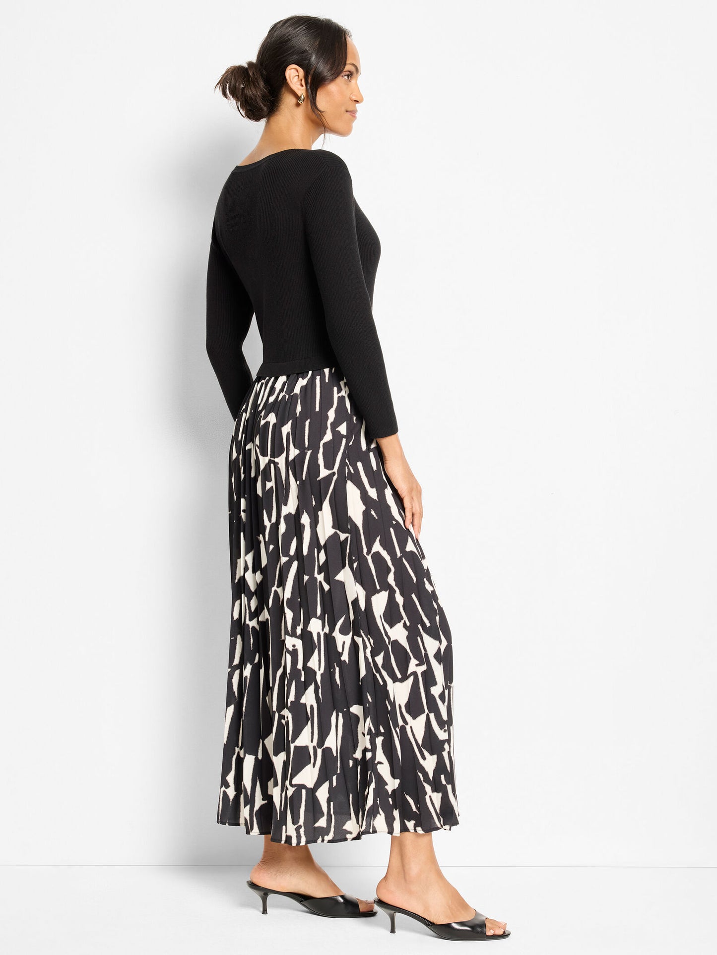 NIC+ZOE ONXY PRINT KYRIE DRESS