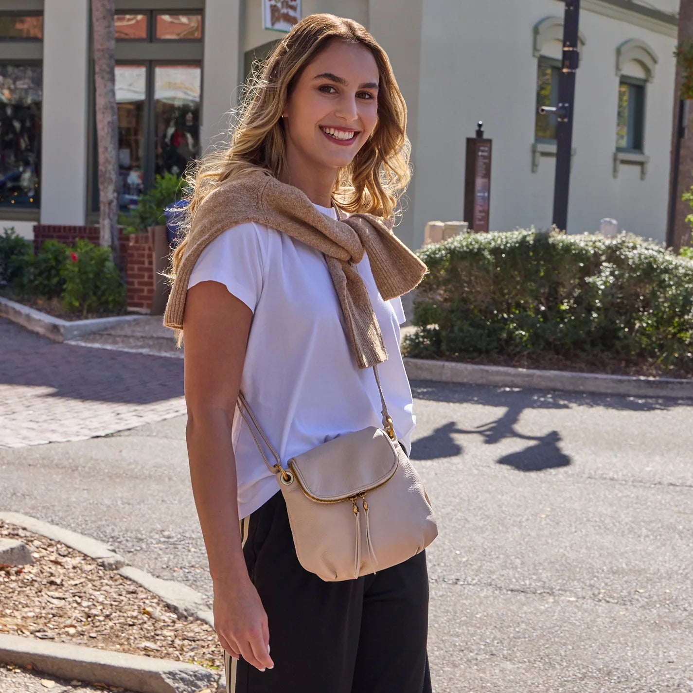 HOBO Fern Zip Flap Crossbody