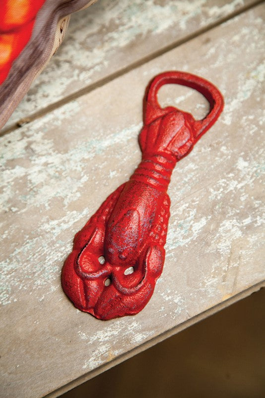 LOBSTER CAST IRON BOTTLE OPENER