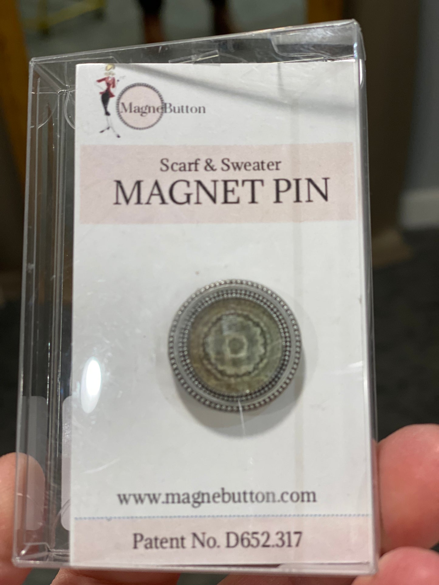 MANDALAS PRINT MAGNETIC CLIP