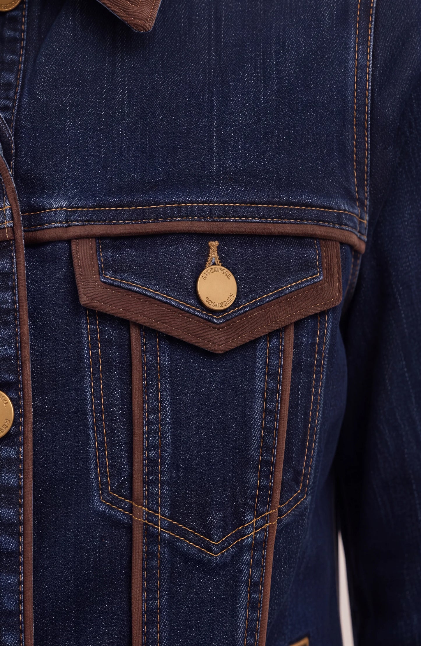 Liverpool Classic Trucker with Velvet Detailing