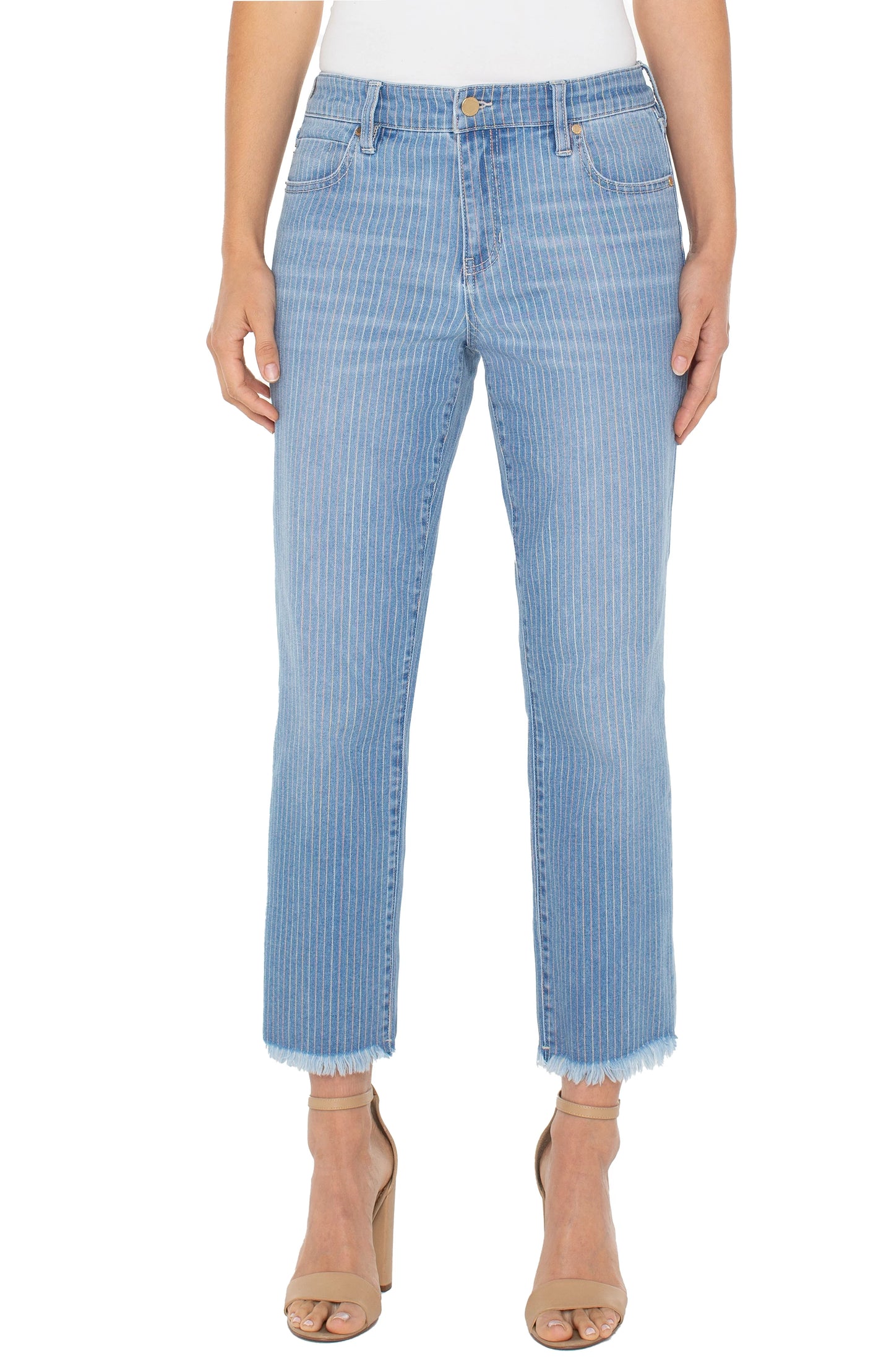 LIVERPOOL LIV NON-SKINNY SKINNY FRAY HEM