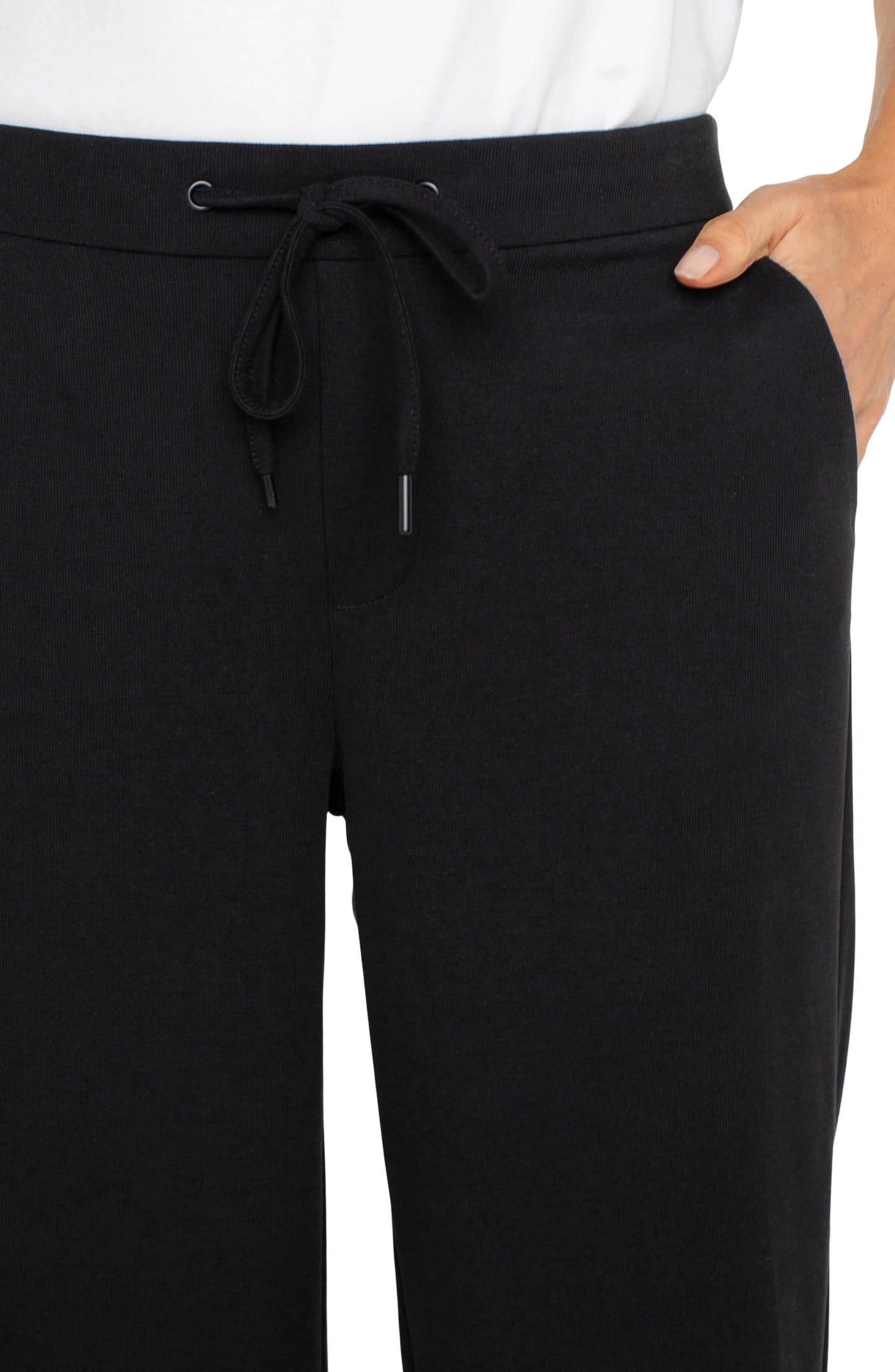 Liverpool Pull on Wide Leg Crop Trouser