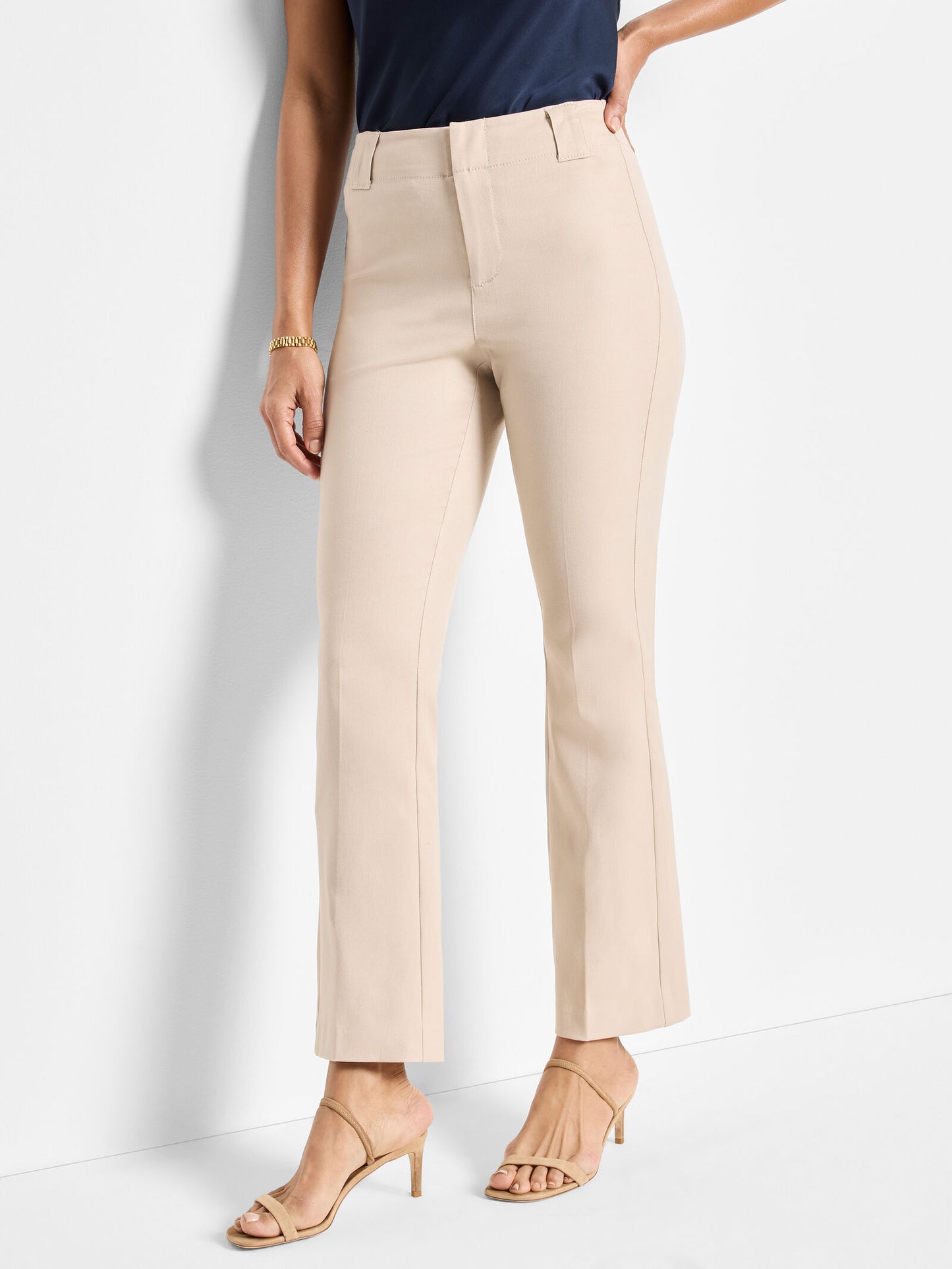 NIC + ZOE 28" PLAZA DEMI BOOT COTTON BI-STRETCH PANT