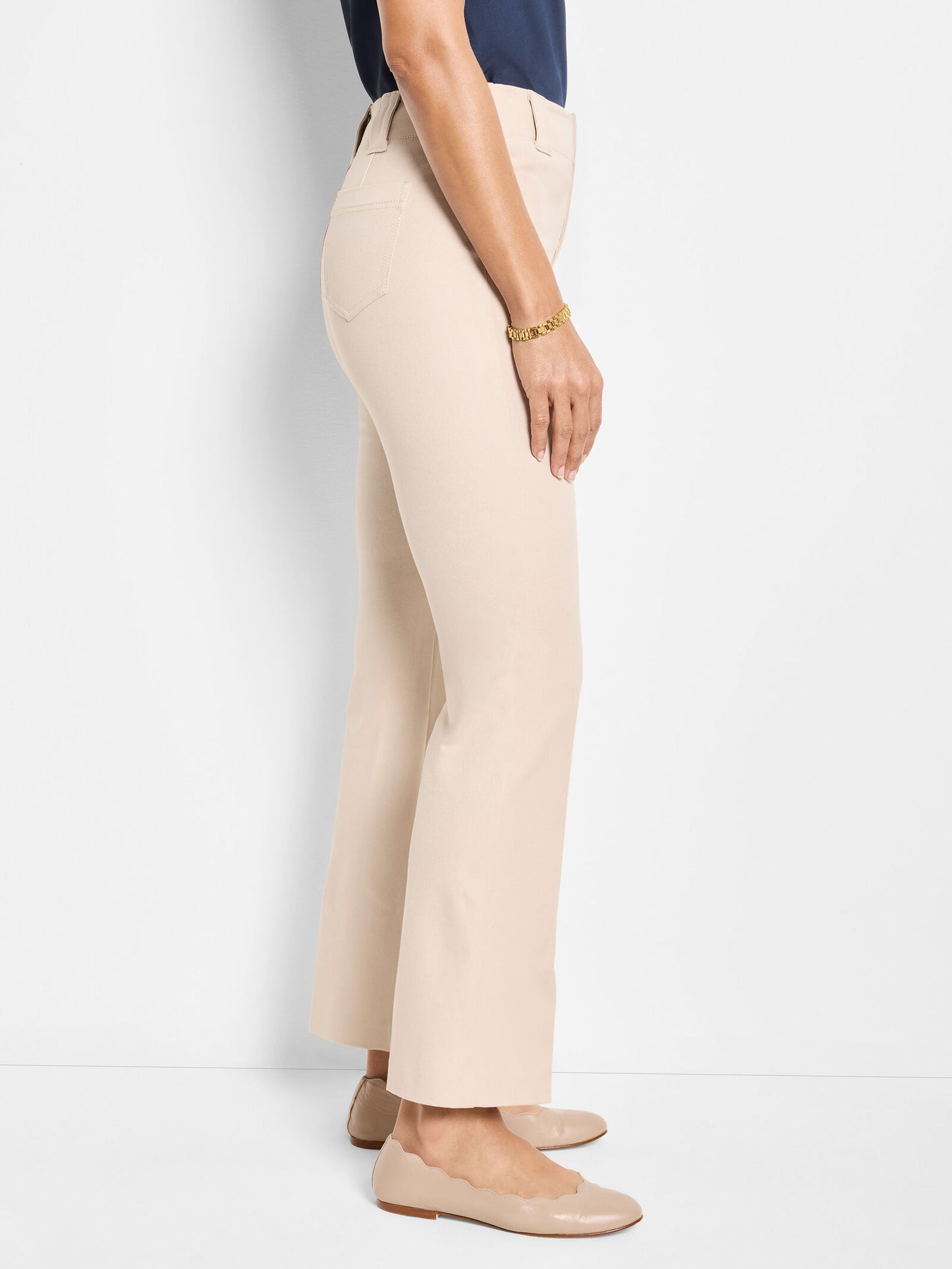 NIC + ZOE 28" PLAZA DEMI BOOT COTTON BI-STRETCH PANT
