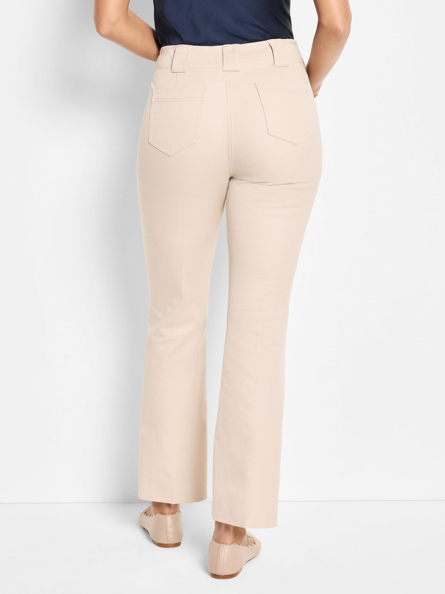 NIC + ZOE 28" PLAZA DEMI BOOT COTTON BI-STRETCH PANT