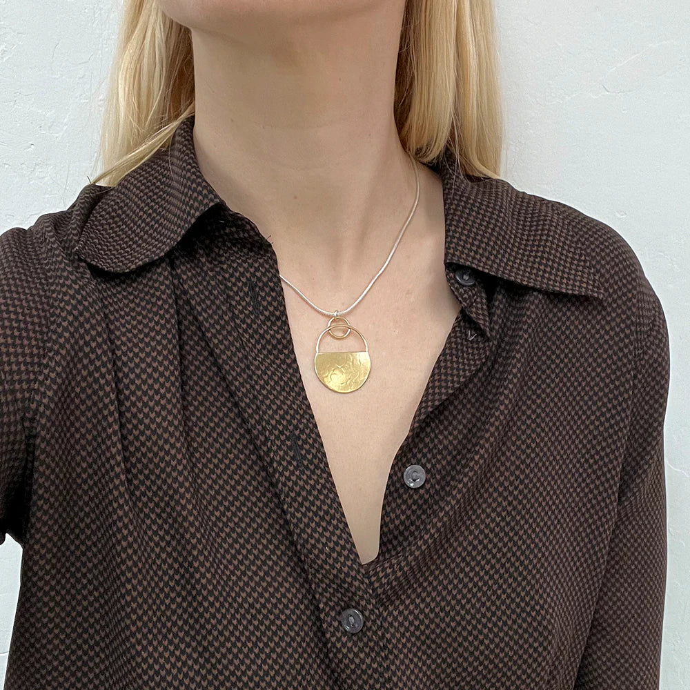 Round Basket Necklace