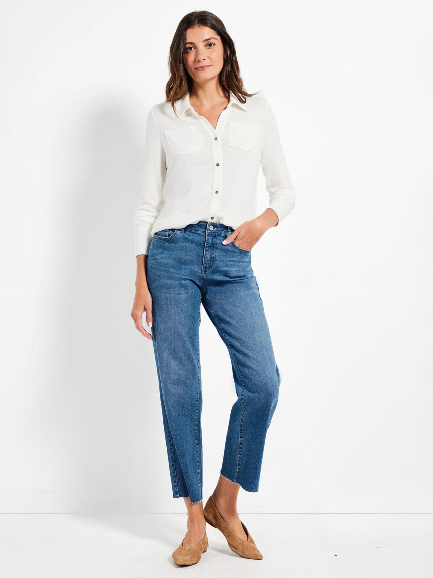 NIC+ZOE SWEET DREAMS LONG SLEEVE SHIRT