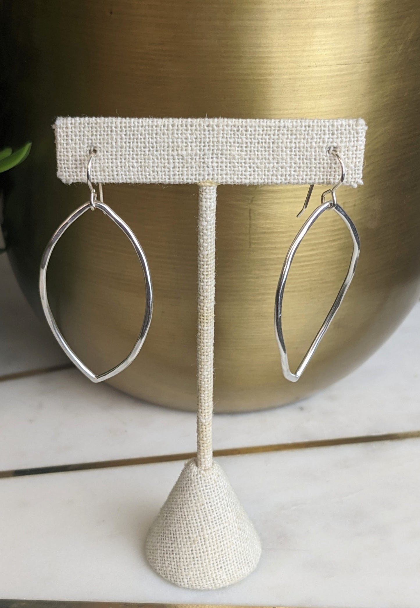 MARJORIE BAER PETAL CUTOUT EARRINGS