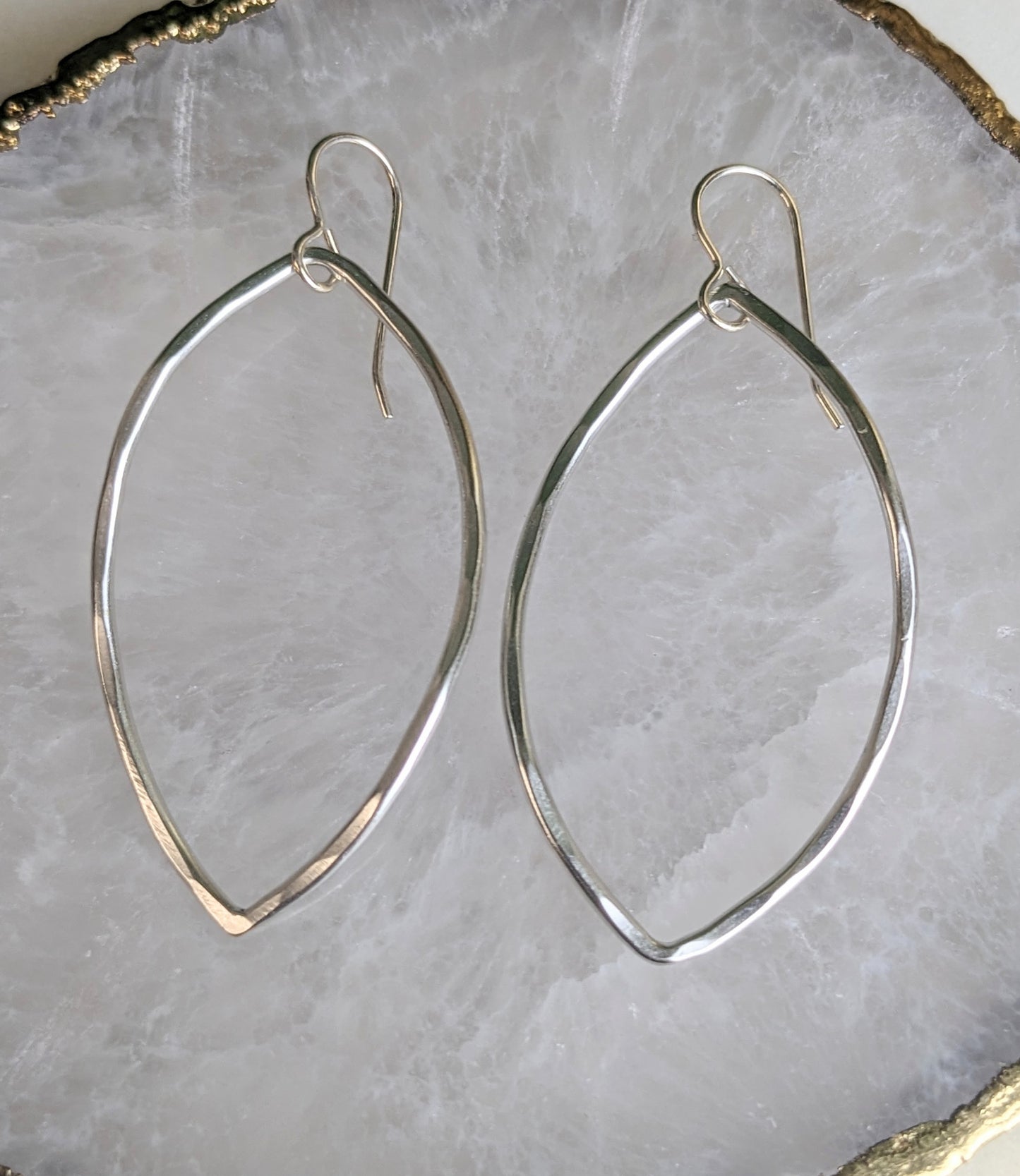 MARJORIE BAER PETAL CUTOUT EARRINGS