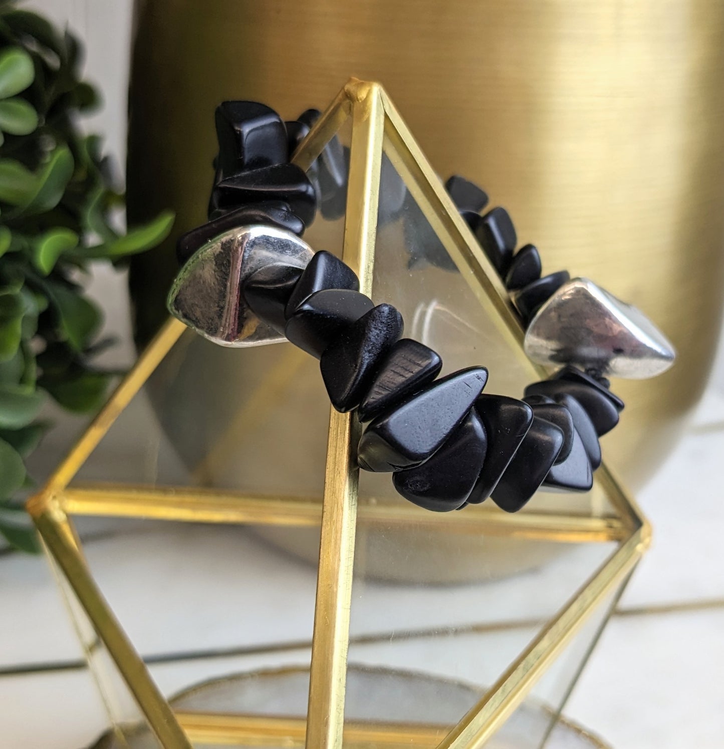 TAGUA BITS MAMU BRACELET WITH SILVER