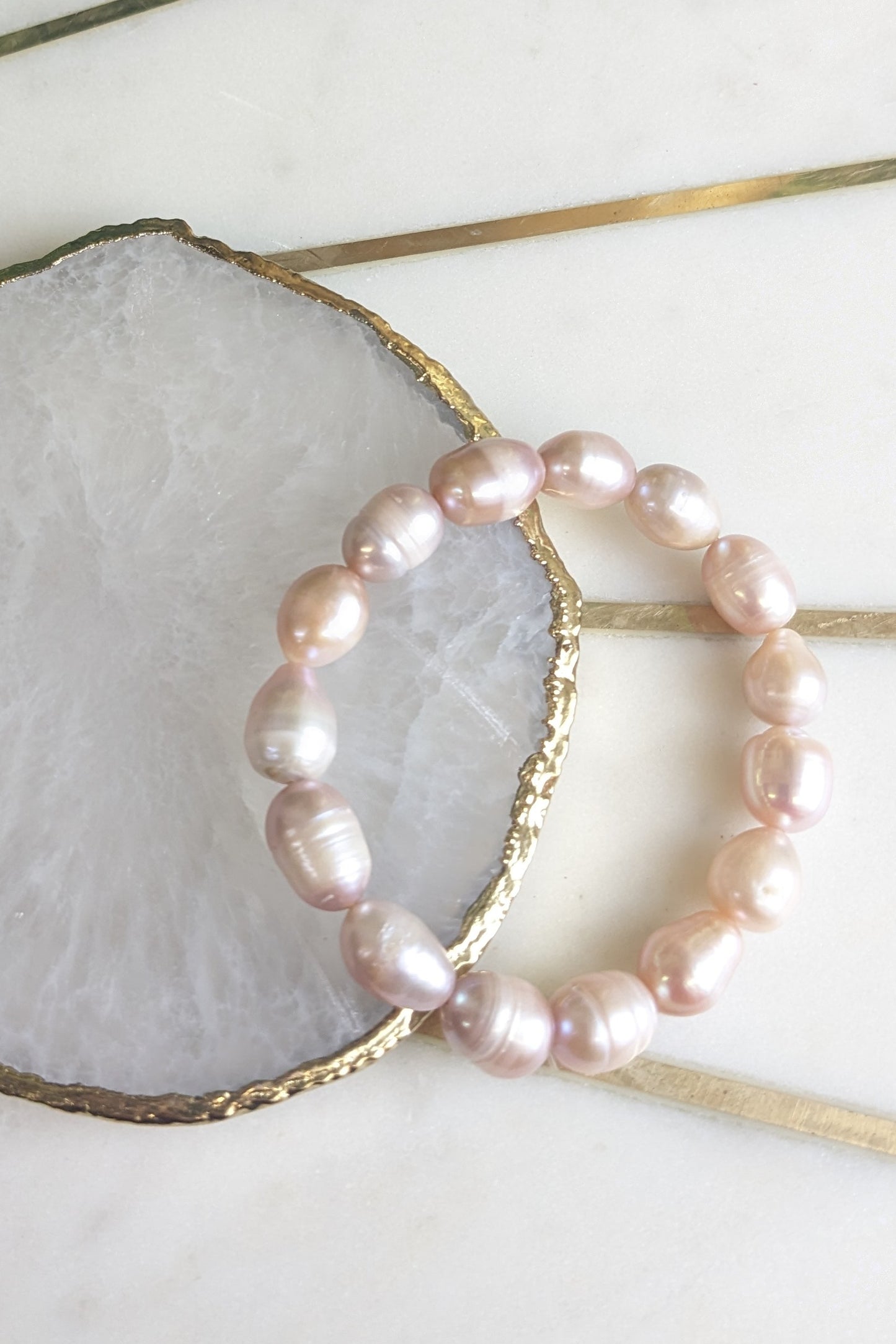 FRESHWATER PEARL STRETCH BRACELET