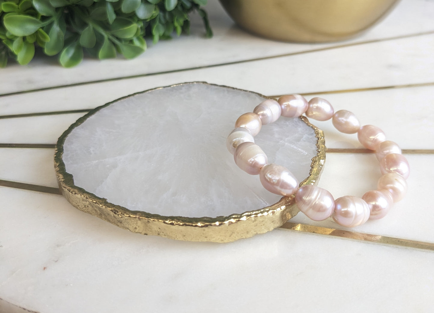 FRESHWATER PEARL STRETCH BRACELET