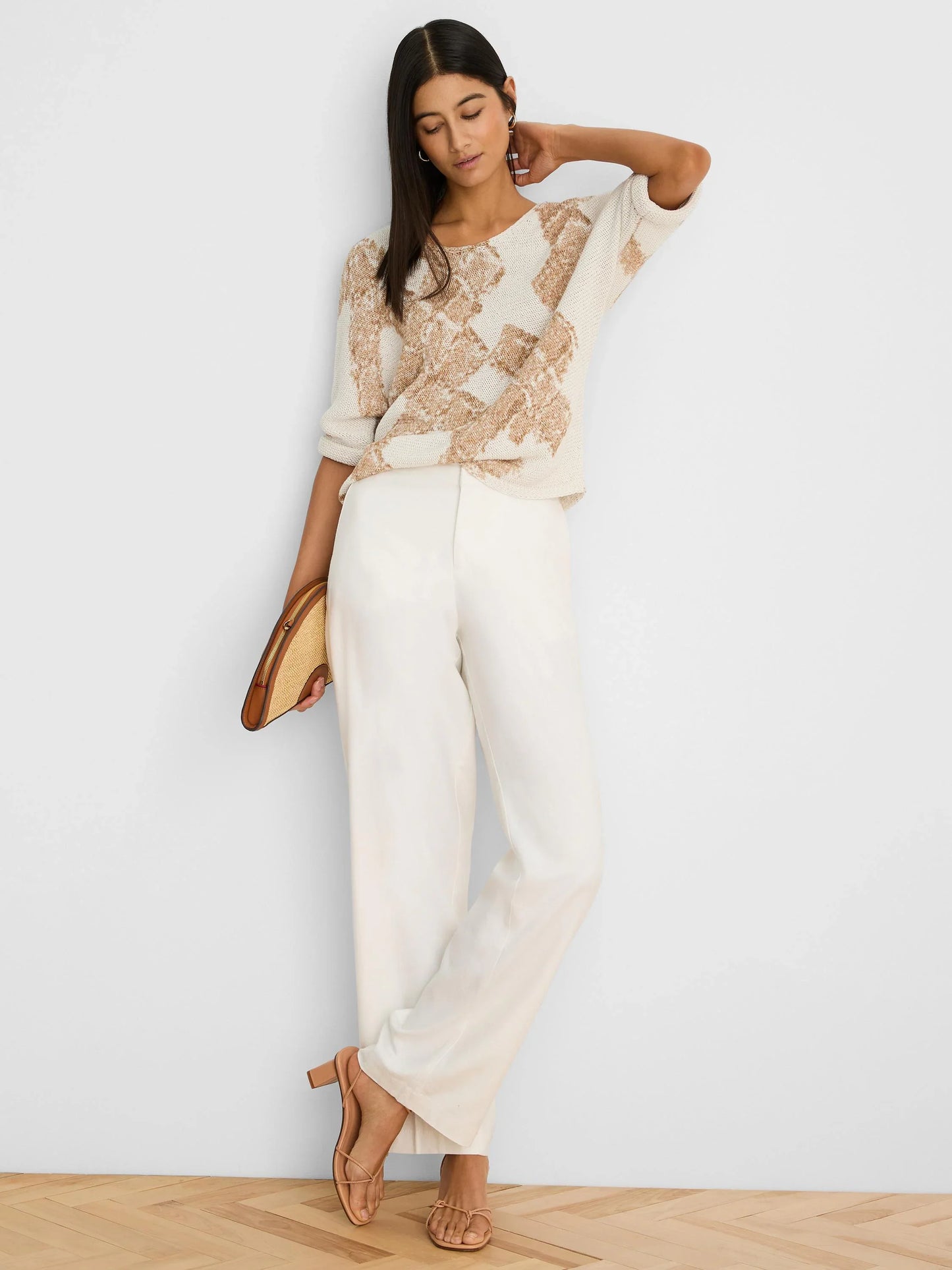 NIC+ZOE Cobblestone Stamp Sweater