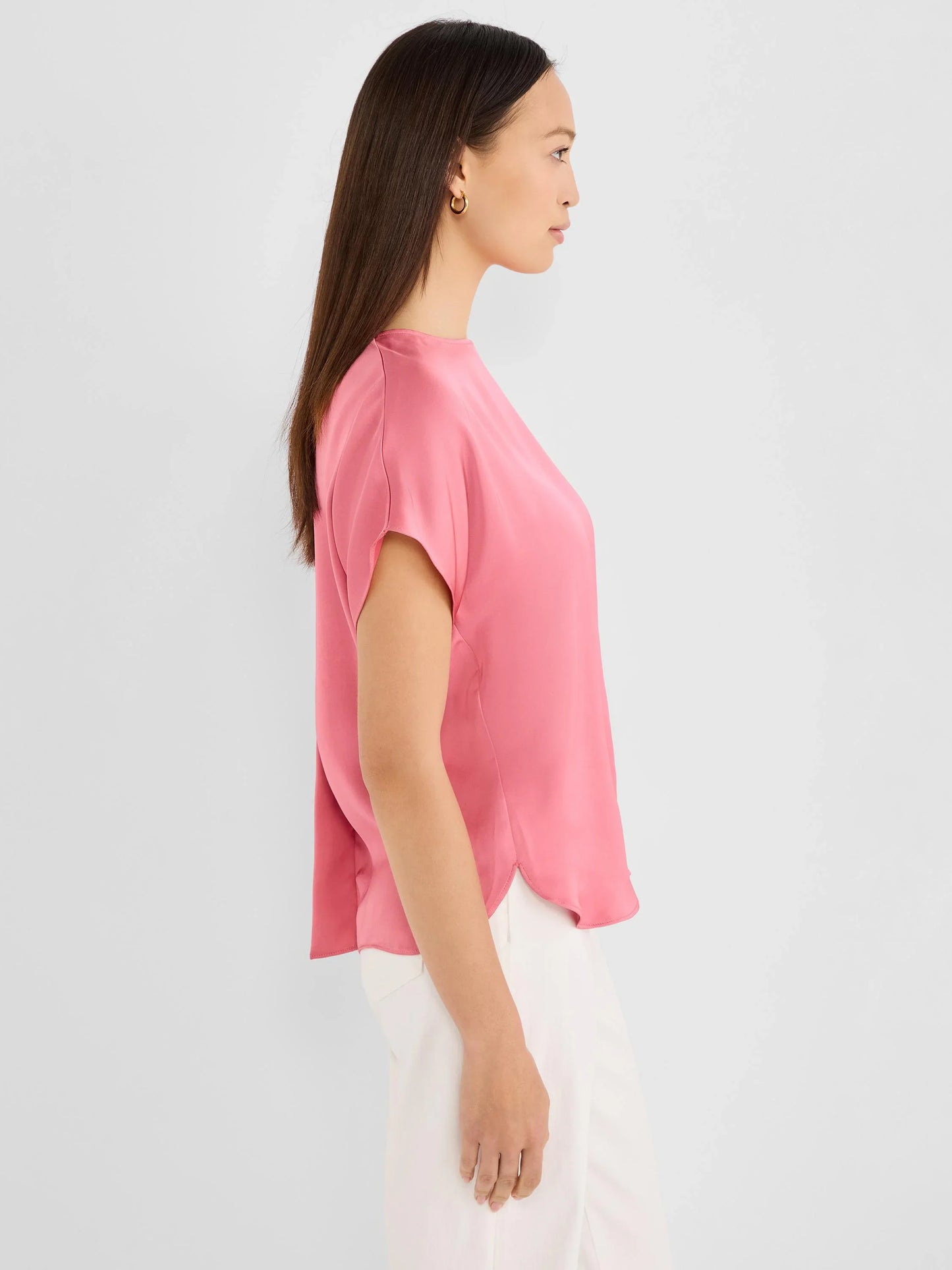 NIC+ZOE DAY GLOSS WOVEN TEE