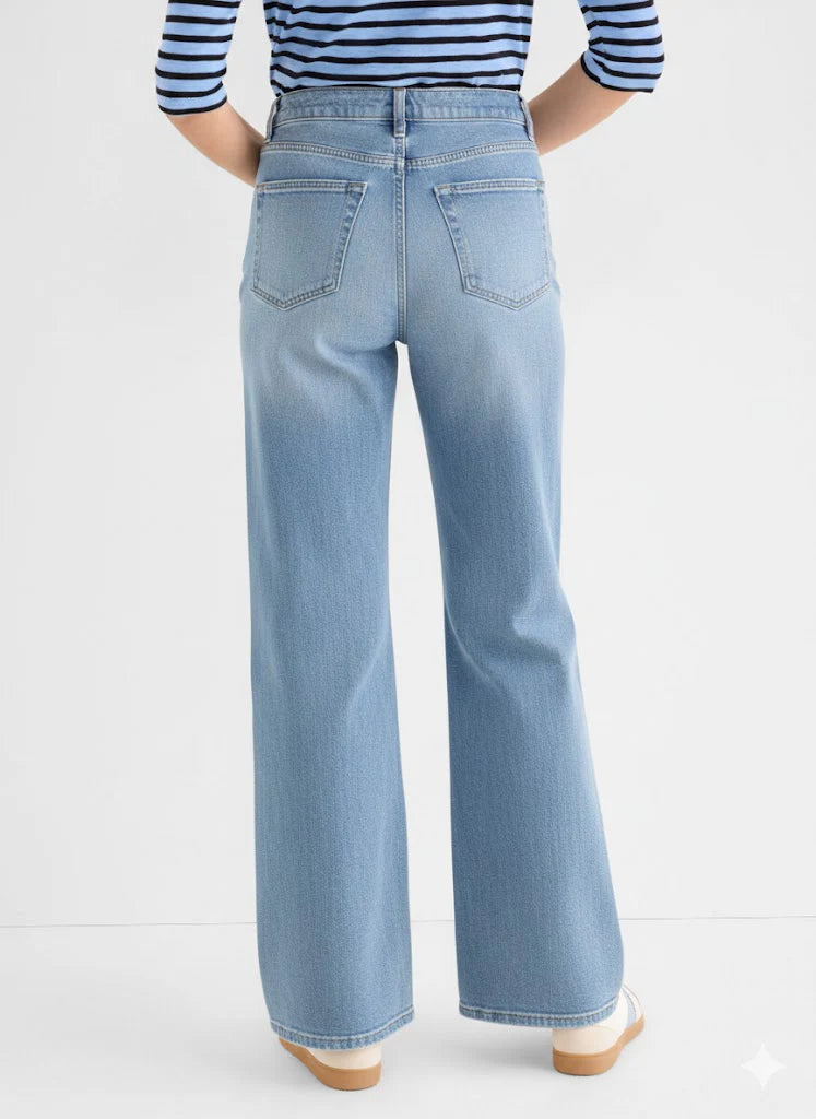 Vantage Wide /leg High Rise Jeans