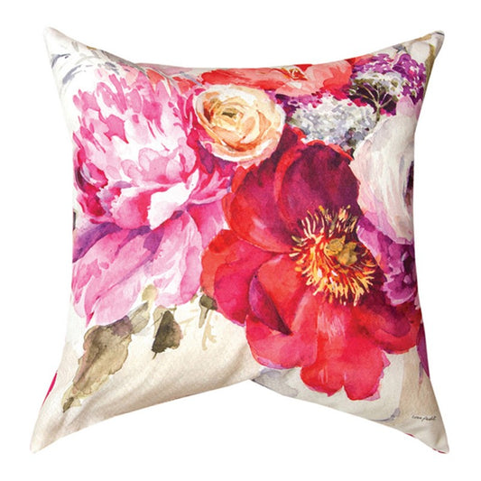 OBVIOUSLY PINK FLORAL CLIMAWEAVE PILLOW
