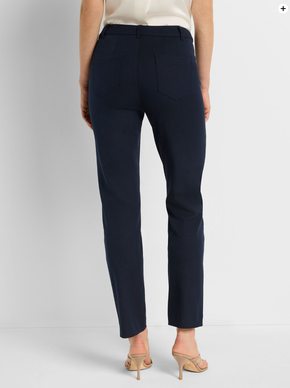 NIC+ZOE 28" COTTON BI-STRETCH COPLEY STRAIGHT PANT