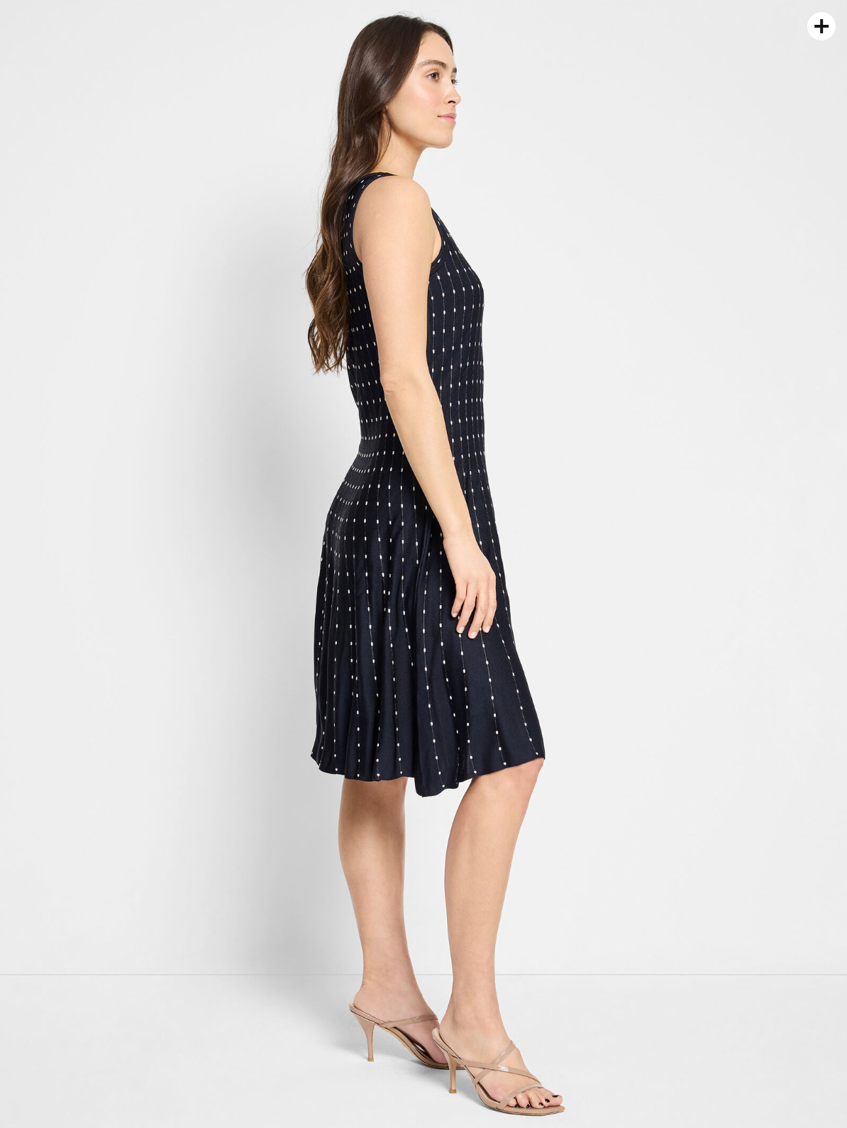 NIC+ZOE FALLING DOT TWIRL DRESS