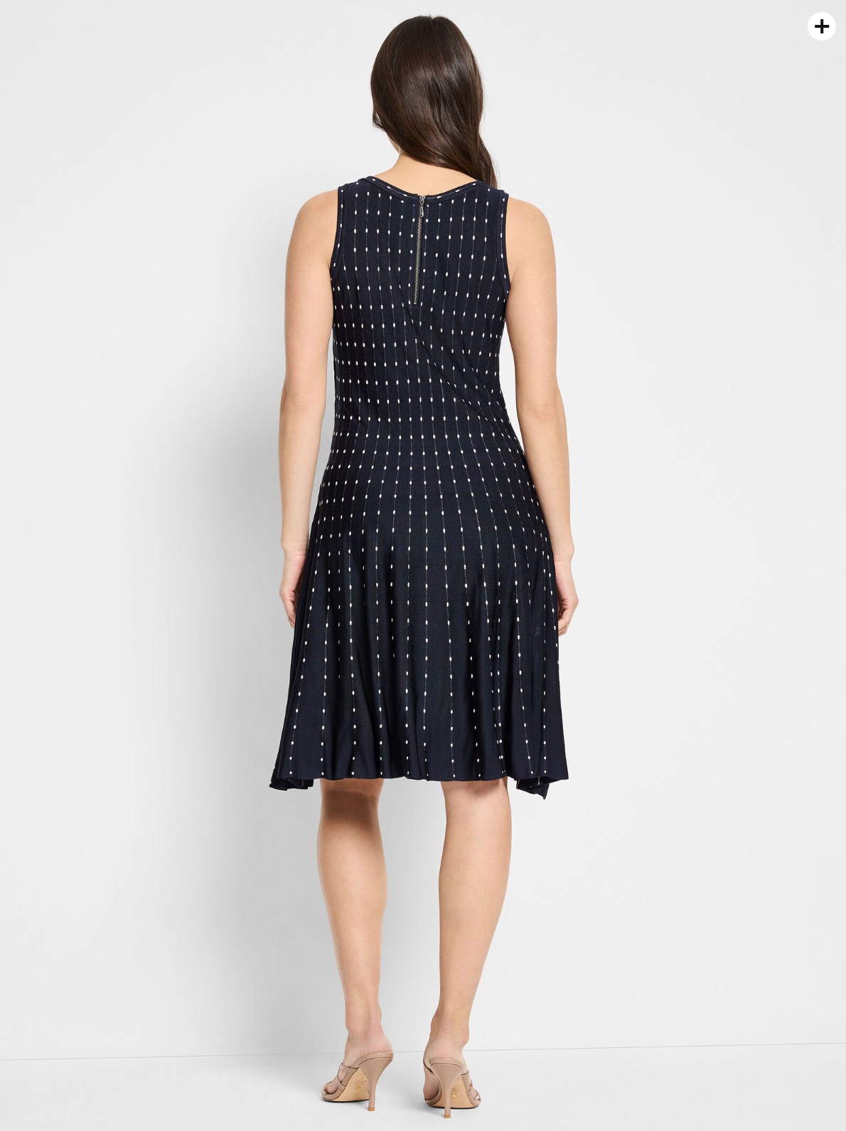 NIC+ZOE FALLING DOT TWIRL DRESS