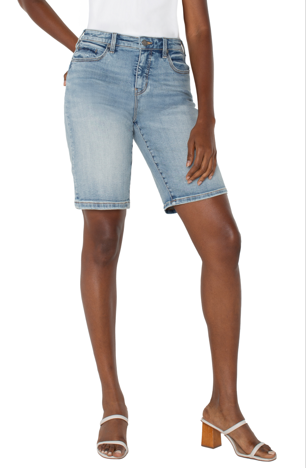 LIVERPOOL HIGH RISE JORT - 10" INSEAM