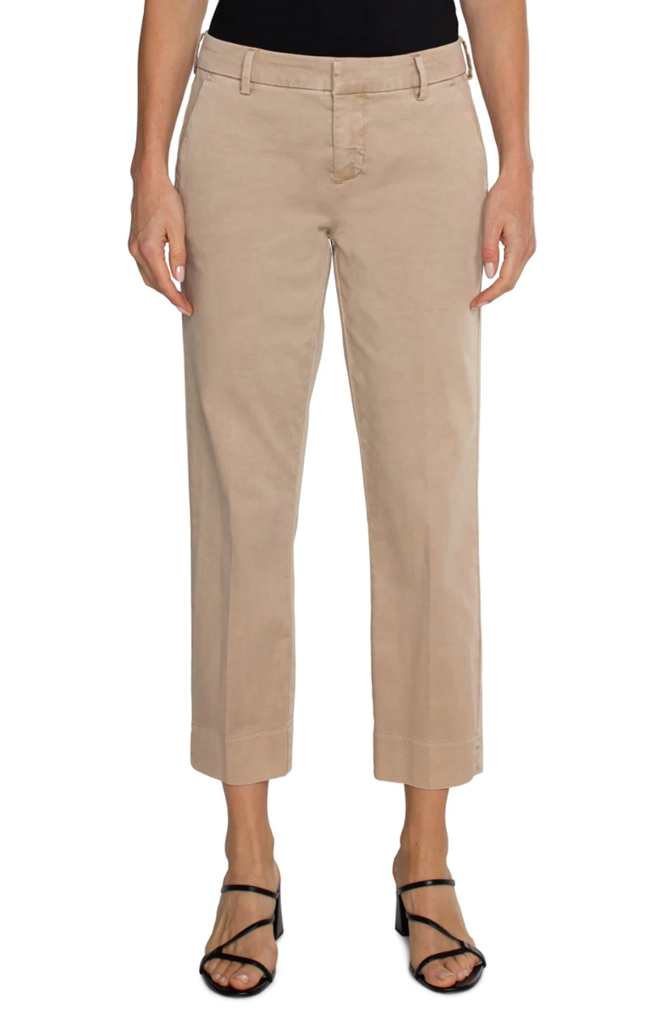 LIVERPOOL KELSEY TROUSER W/SLIT 26" INSEAM