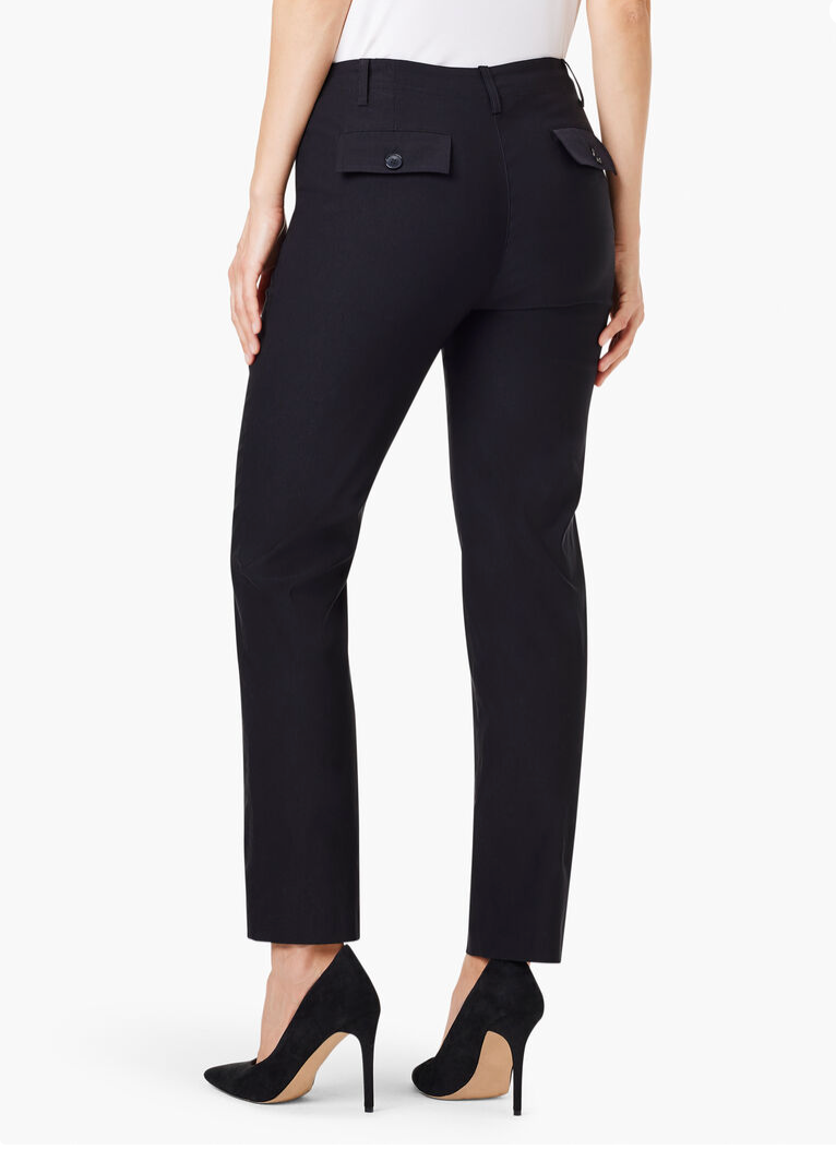 NIC+ZOE POLISHED WONDERSTRETCH STRAIGHT PANT 28" INSEAM