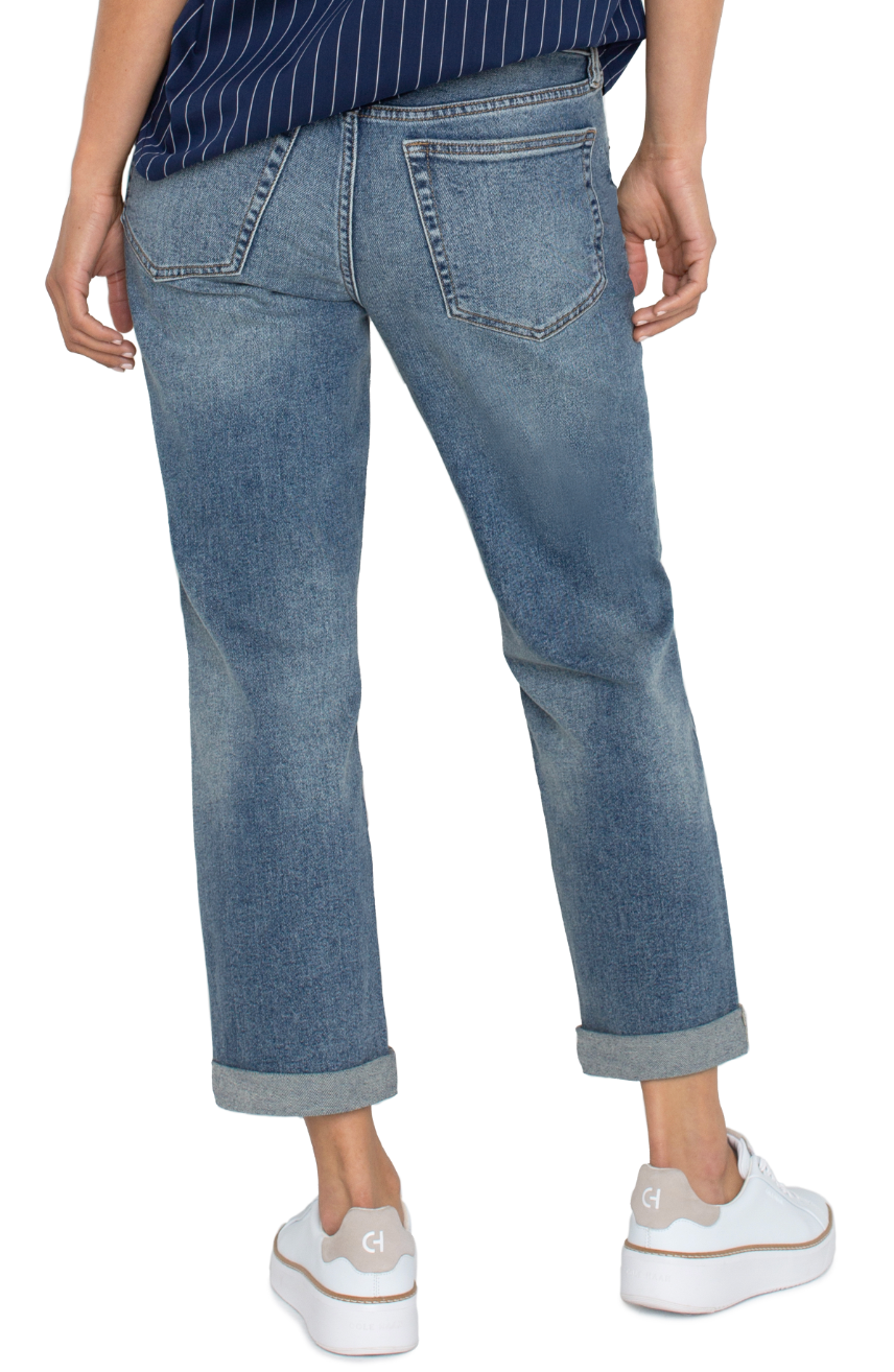 LIVERPOOL KEEPER BOYFRIEND JEANS - 29" INSEAM/26" INSEAM ROLLED