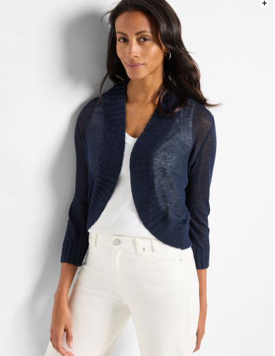 NIC+ZOE BOLERO CARDIGAN