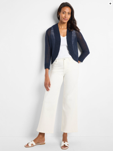 NIC+ZOE BOLERO CARDIGAN