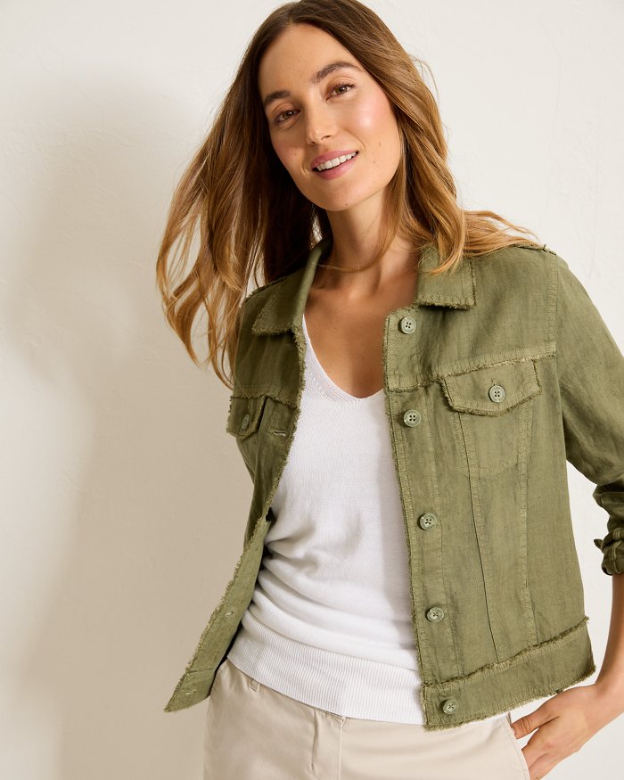 TWO PALMS RAW EDGE JACKET