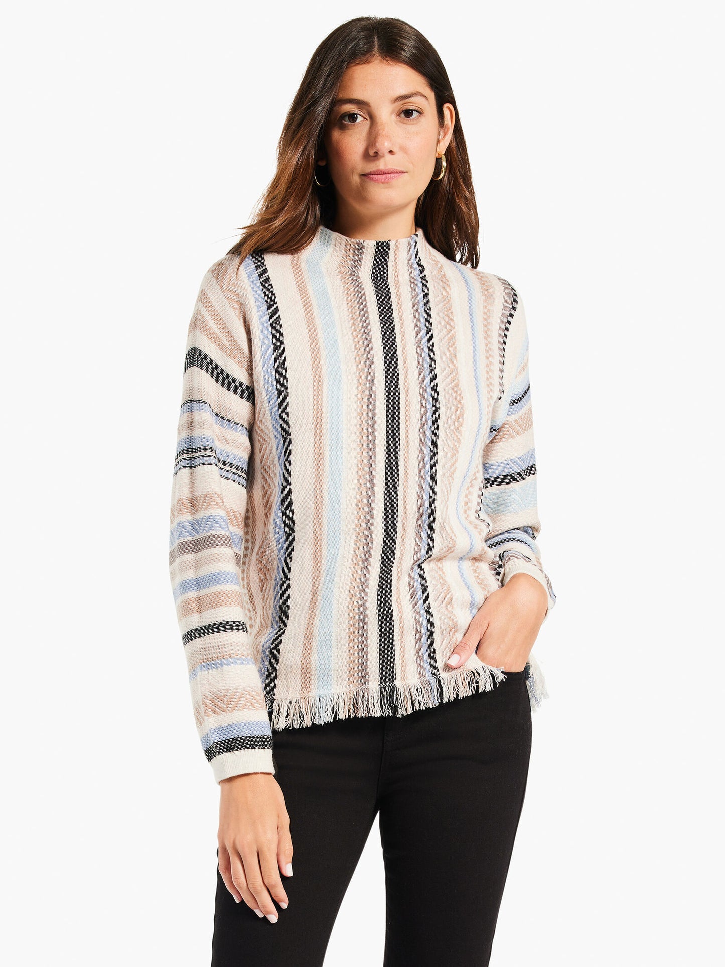 NIC+ZOE EARLY FROST SWEATER